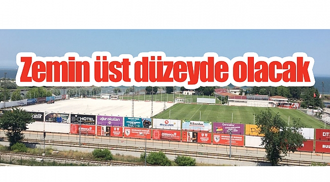 Zemin üst düzeyde olacak