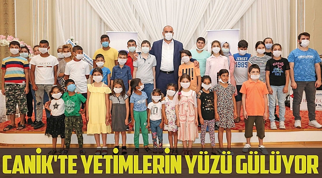 Canik’te yetimlerin yüzü gülüyor