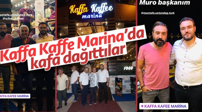 Canım Dayım filmi ekibi Kaffa Kaffe Marina'da kafa dağıttı