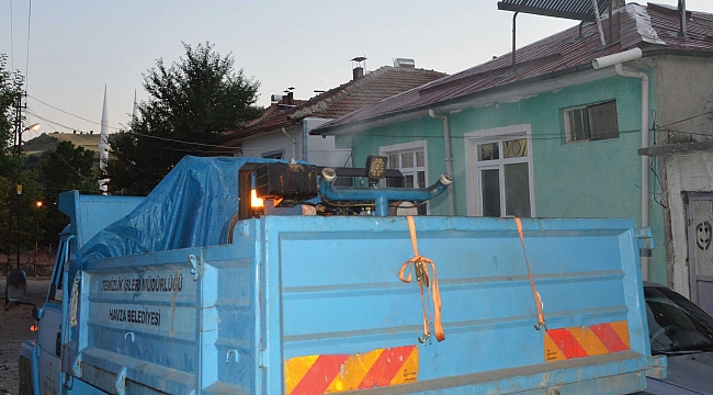 Havza’da ilaçlama çalışmaları sürüyor