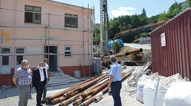 Havza'da jeotermal su sondaj çalışması başladı