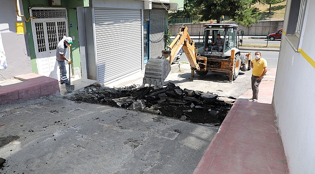 İlkadım’da ara sokaklara yama 