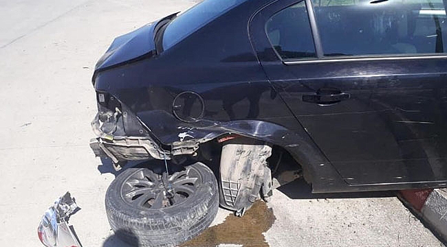 İYİ Parti Vezirköprü teşkilatı kaza geçirdi 