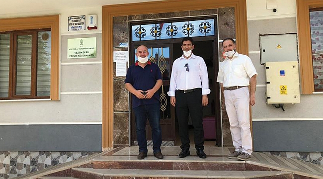 Kütüphaneler Genel Müdürü Vezirköprü’yü ziyaret etti