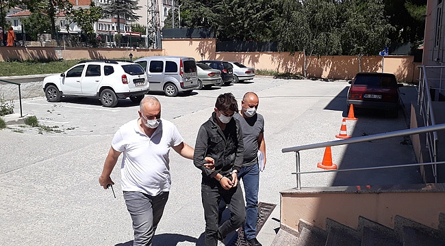 Motosiklet hırsızı yakalandı