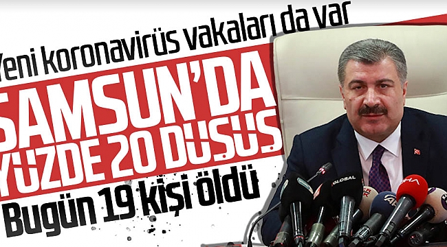 Sağlık Bakanı açıkladı: Samsun'da yüzde 20 düşüş var