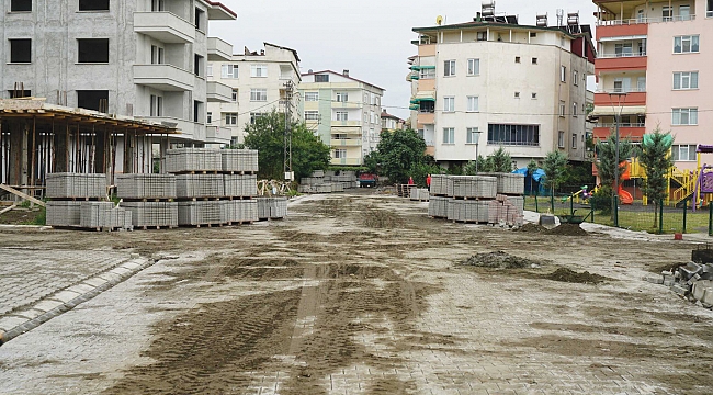 Terme’de parke çalışmaları sürüyor