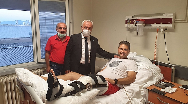 Aksoy’dan silahla vurulan meclis üyesine ziyaret