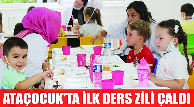 ATAÇOCUK'TA İLK DERS ZİLİ ÇALDI