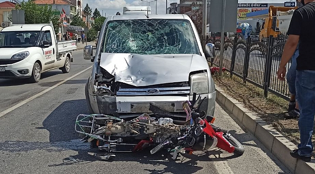 Bafra'da trafik kazası: 2 yaralı