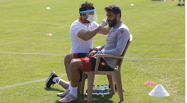 Futbolcular laktak testinden geçti