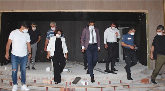 Ladik’te düğün salonlarına inceleme