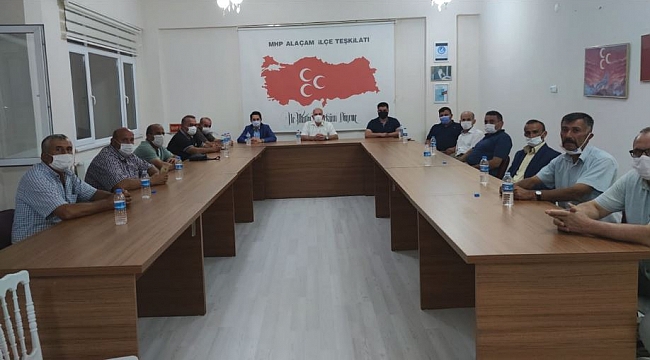 MHP Alaçam’da görev dağılımı yaptı