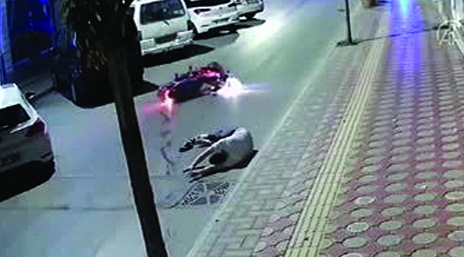 Motosiklet sürücüsü ağır yaralı