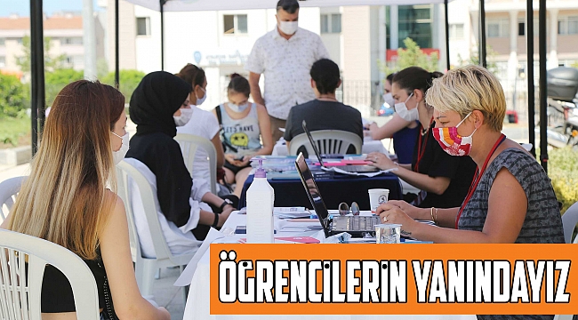 Öğrencilerin yanındayız