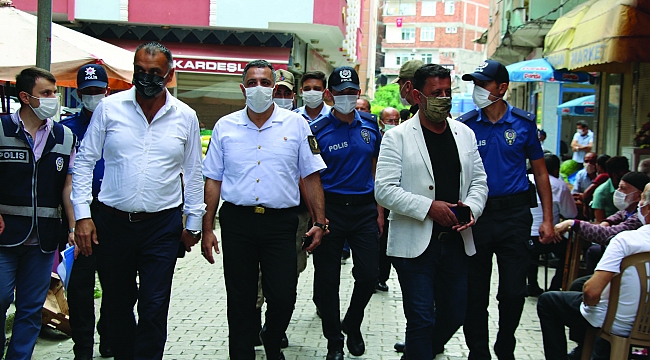 Salıpazarı’nda virüs denetimi