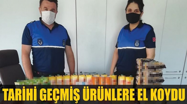TARİHİ GEÇMİŞ ÜRÜNLERE EL KOYDU