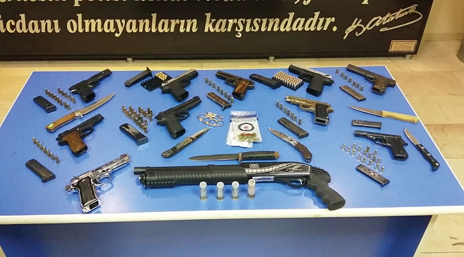 250 POLİSLE ŞOK UYGULAMA YAPILDI