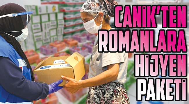Canik’ten Romanlara hijyen paketi