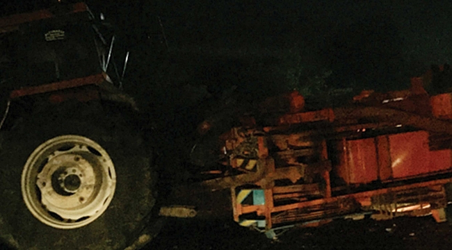 Çarşamba’da patoz devrildi