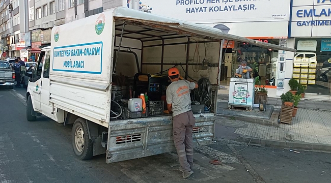 İLKADIM BELEDİYESİ'NDEN KONTEYNER TASARRUFU