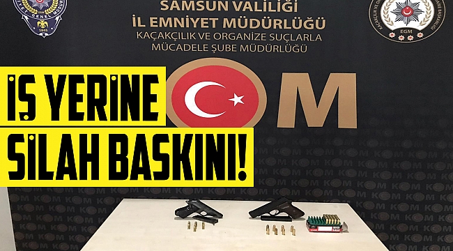 İş yerine silah baskını!