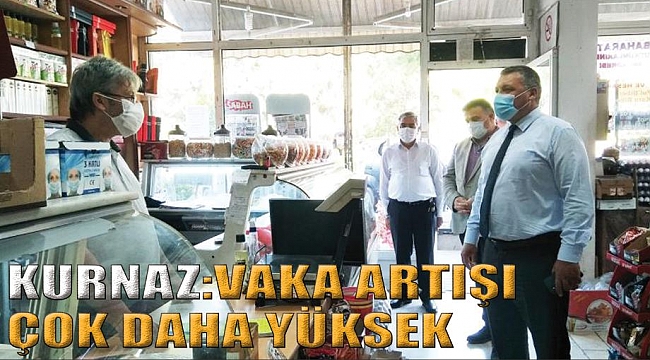 KURNAZ:VAKA ARTIŞI ÇOK DAHA YÜKSEK