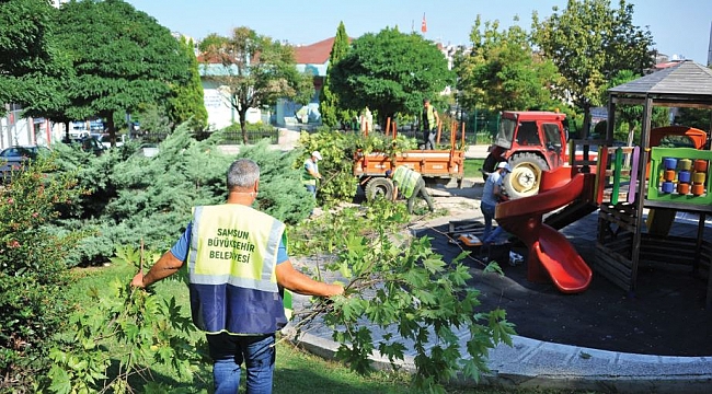 Parklar yenileniyor
