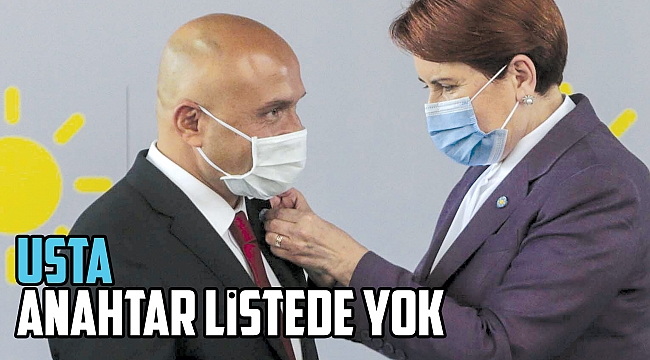 Usta anahtar listede yok