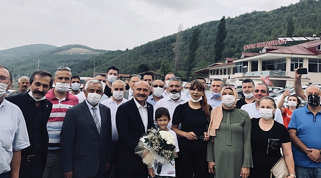 Usta'ya coşkulu karşılama 