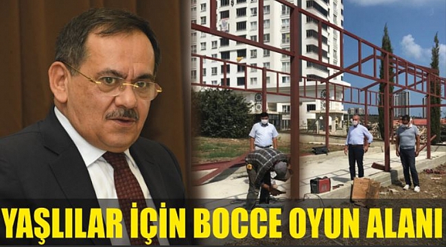 YAŞLILAR İÇİN BOCCE OYUN ALANI