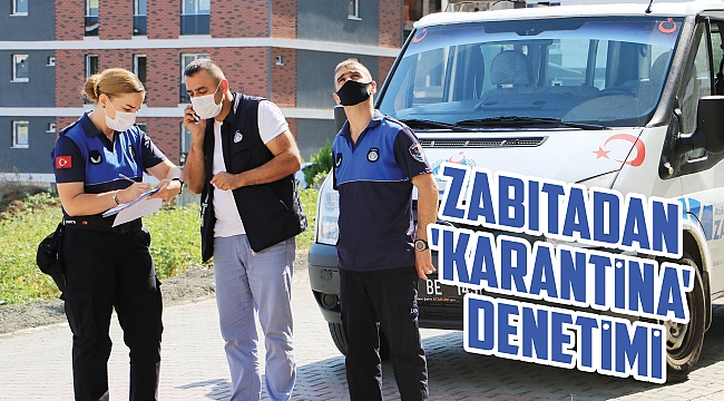 Zabıtadan 'karantina' denetimi