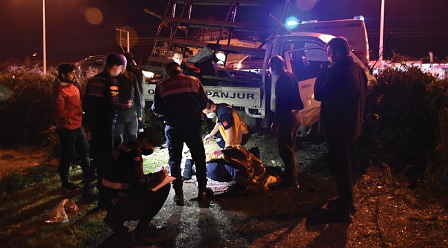 100 metre sürüklendi