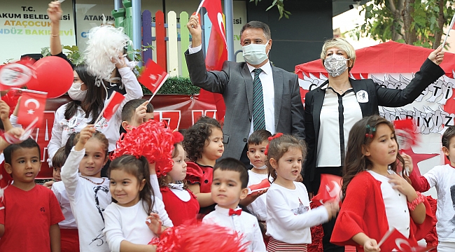 AtaÇocuk Anaokulu kırmızı-beyaza büründü