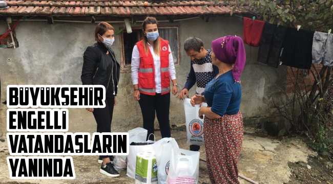 Büyükşehir engelli vatandaşların yanında