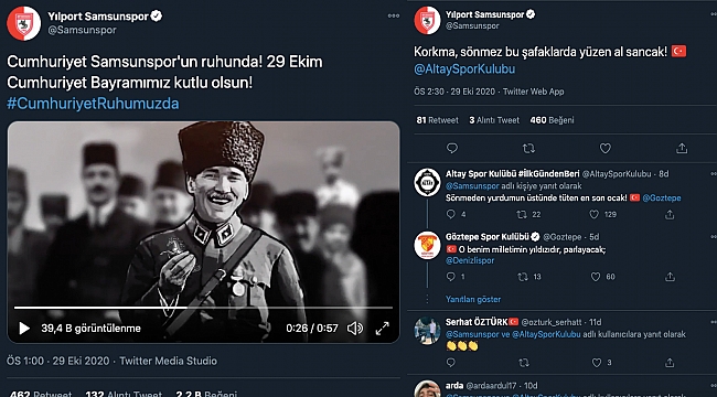 CUMHURİYET SAMSUNSPOR’UN RUHUNDA