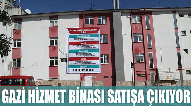 Gazi Hizmet Binası satışa çıkıyor