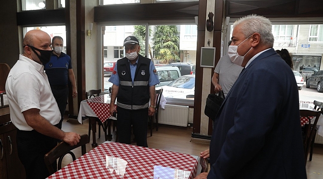 İlkadım’da korona denetimleri sıklaştırıldı