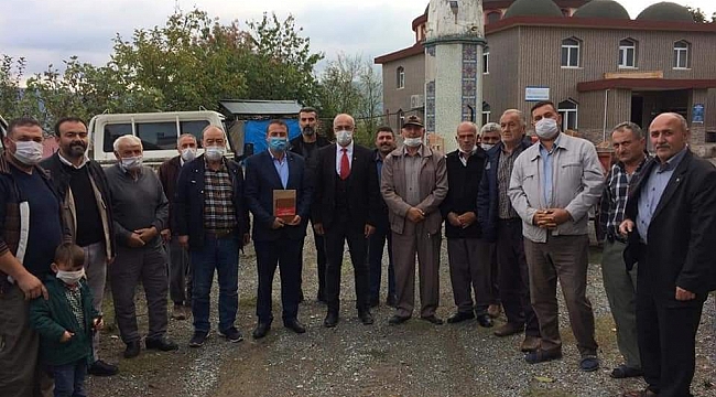 MHP'den Bafra’da mahallere ziyaretleri