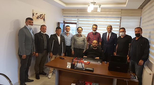 Ömer Süslü'ye ziyaretçi akını