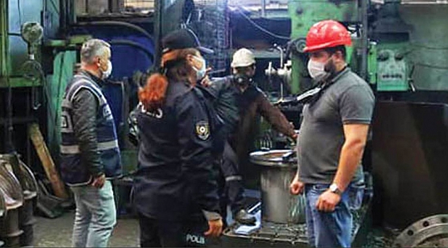 Polisten işletmelere virüs denetimi