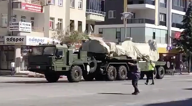 S-400'ler Samsun'dan geçti