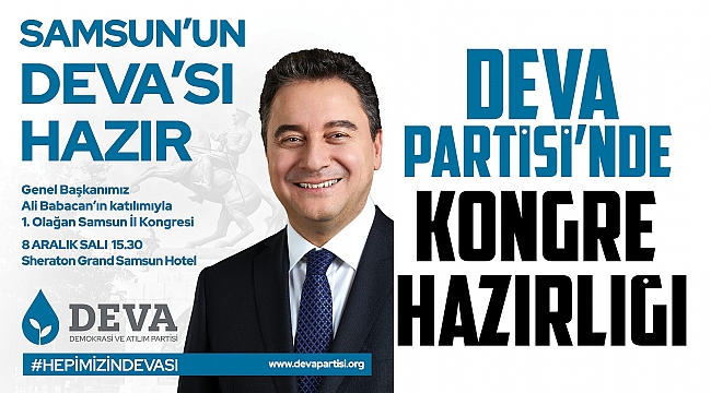 DEVA Partisi’nde kongre hazırlığı