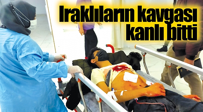 Iraklıların kavgası kanlı bitti