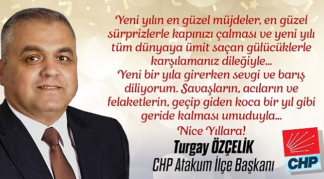 Özçelik'ten yeni yıl mesajı