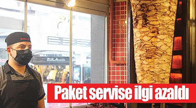 Paket servise ilgi azaldı