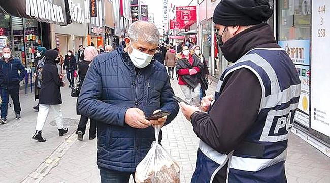 Polis tek tek durdurdu