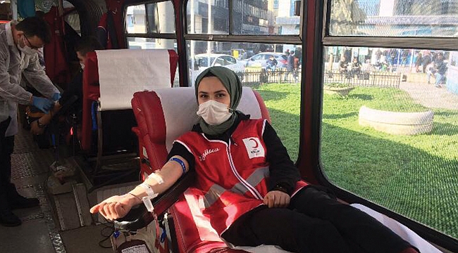20 Ocak anısına kan bağışı kampanyası 