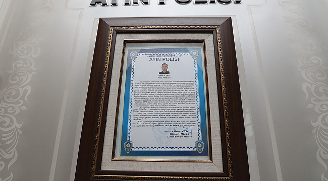 Ayın polis seçildi