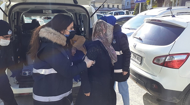 Bafra'da dilenci operasyonu